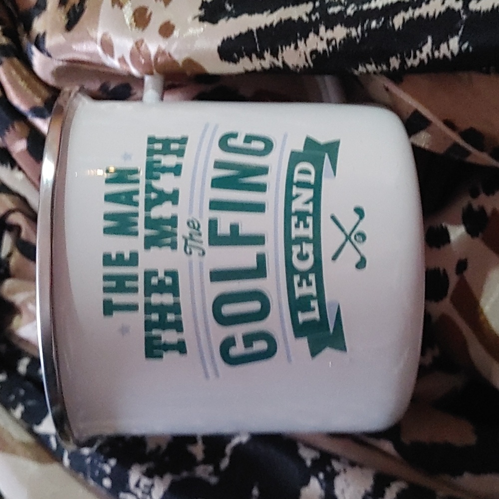 👌Golfing Legend Metal Cup